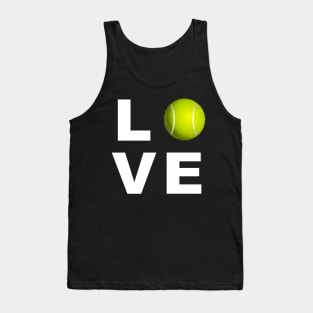 Love Tennis Workout Design Tank Top